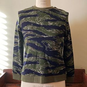6397 Camo Zip Sweat NT152 size S Small